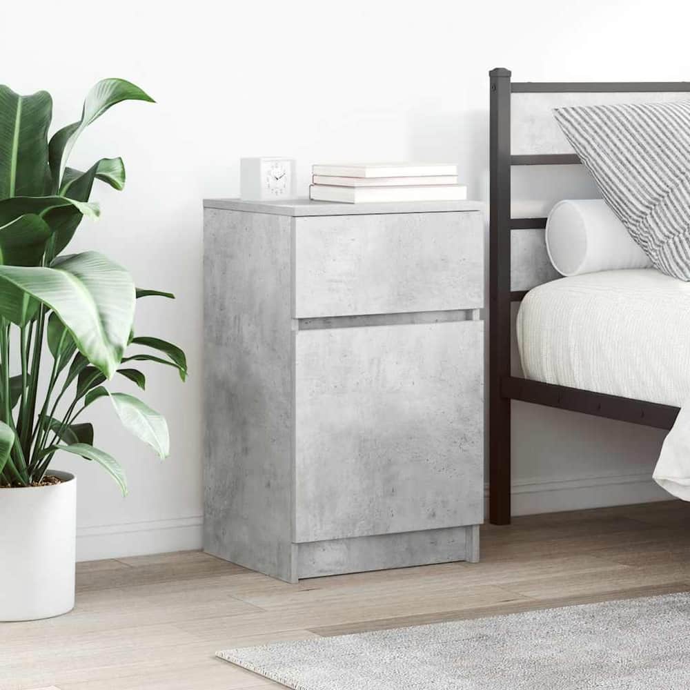 vidaXL Bedside Cabinet 39x35x65 cm Engineered Wood