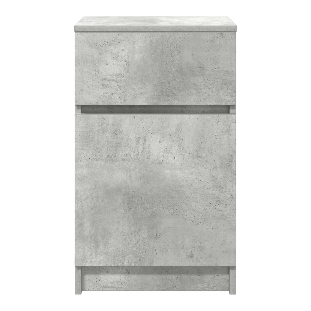 Bedside Cabinet 39x35x65 cm Engineered Wood Concrete grey