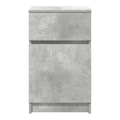 Bedside Cabinet 39x35x65 cm Engineered Wood Concrete grey