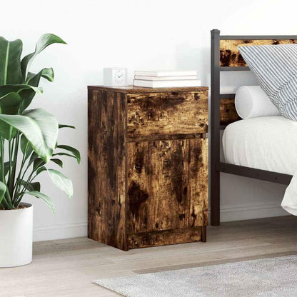 vidaXL Bedside Cabinet 39x35x65 cm Engineered Wood