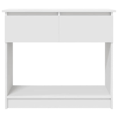 vidaXL Console Table with Drawers White 85.5x38.5x74.5 cm 6