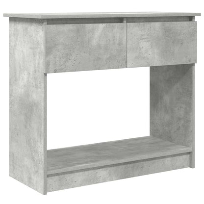 vidaXL Console Table with Drawers Concrete Grey 85.5x38.5x74.5 cm 2