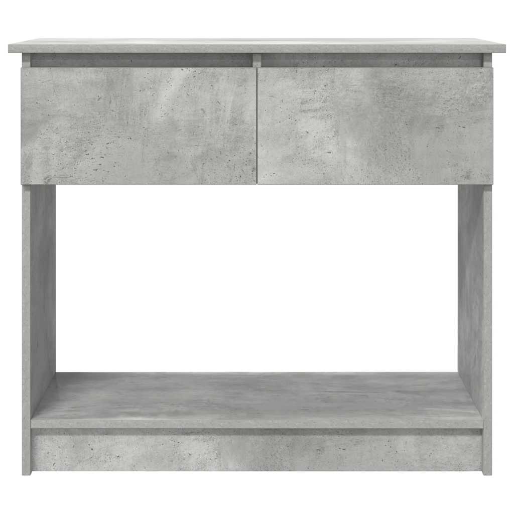 vidaXL Console Table with Drawers Concrete Grey 85.5x38.5x74.5 cm 6