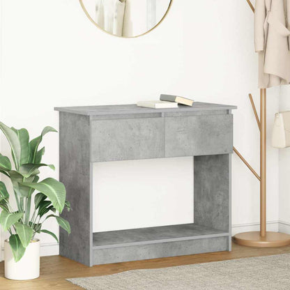 vidaXL Console Table with Drawers Concrete Grey 85.5x38.5x74.5 cm 1