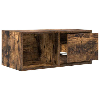 vidaXL TV Cabinets 2 pcs Smoked Oak 60x31x25.5 cm Engineered Wood 5