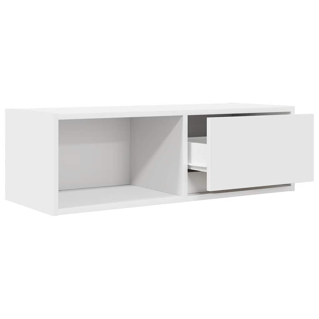 vidaXL TV Cabinet White 80x31x25.5 cm Engineered Wood 5