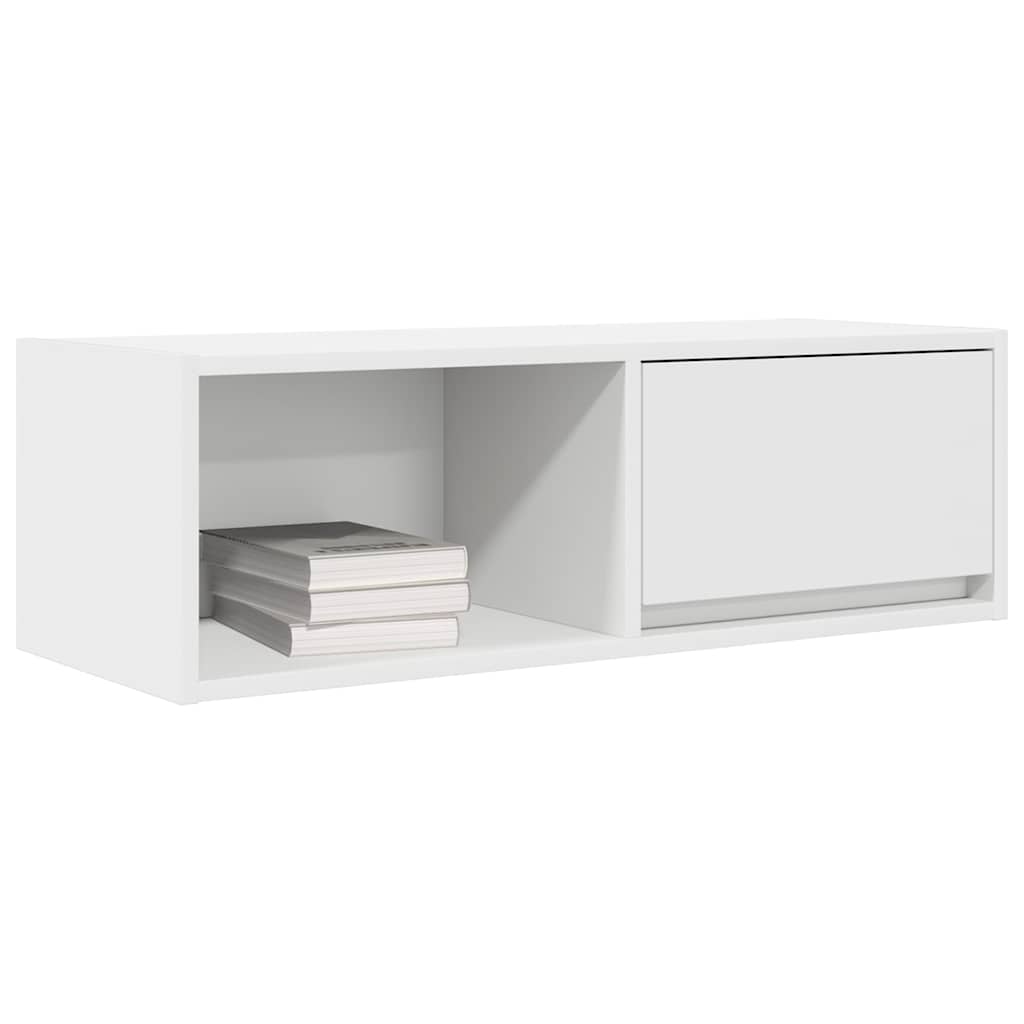 vidaXL TV Cabinets 2 pcs White 80x31x25.5 cm Engineered Wood 4