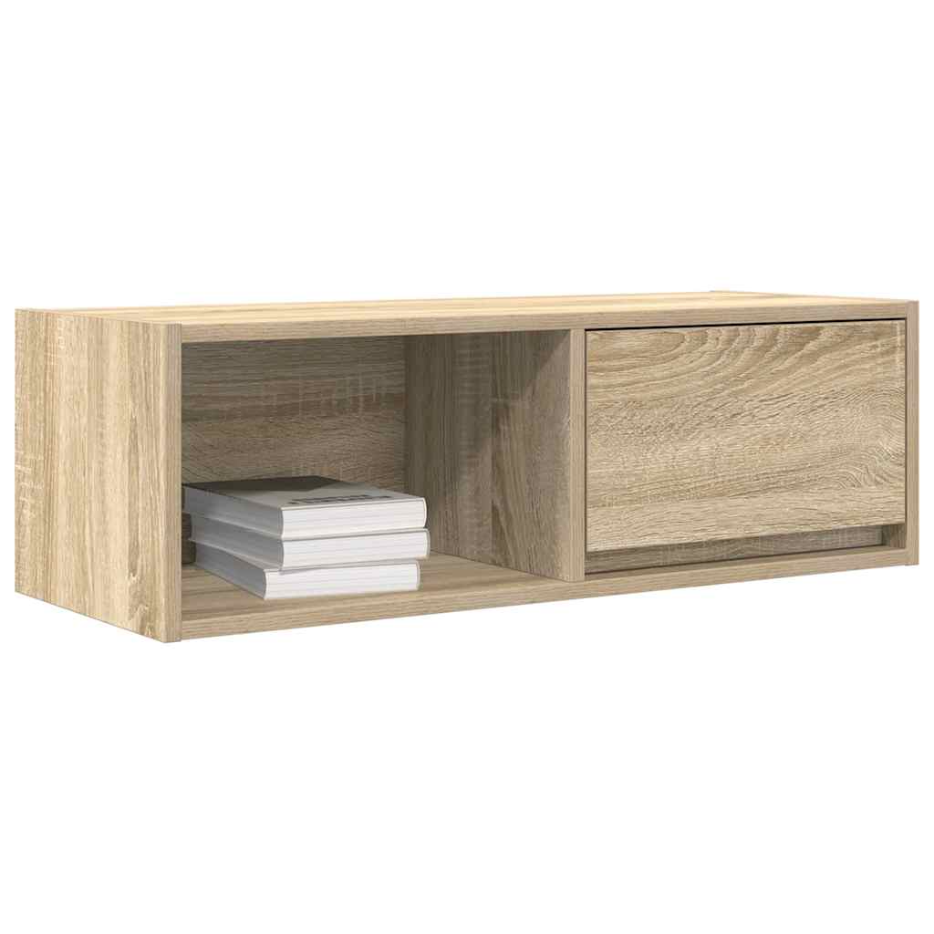 vidaXL TV Cabinets 2 pcs Sonoma Oak 80x31x25.5 cm Engineered Wood 4