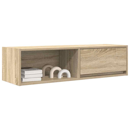 vidaXL TV Cabinet Sonoma Oak 100x31x25.5 cm Engineered Wood 4