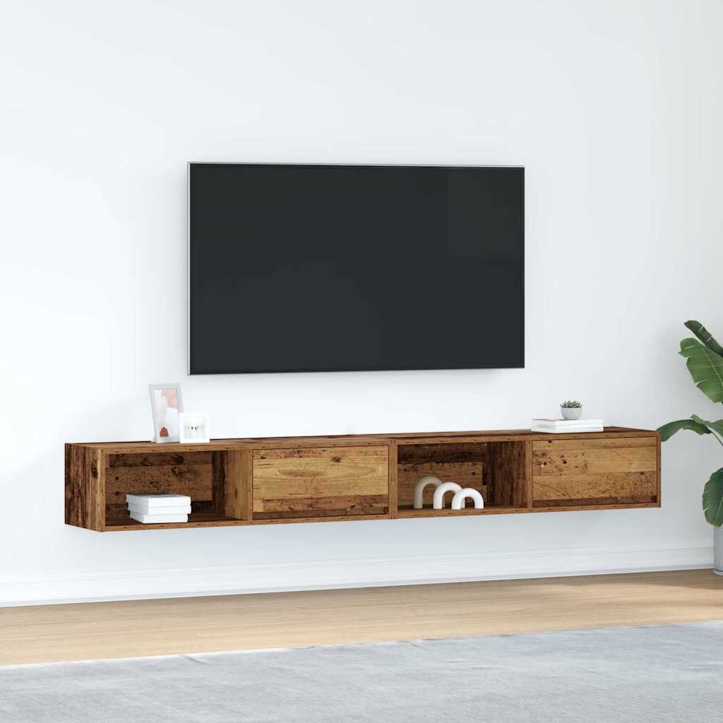 vidaXL TV Cabinets 100x31x25.5 cm Engineered Wood 2 pcs