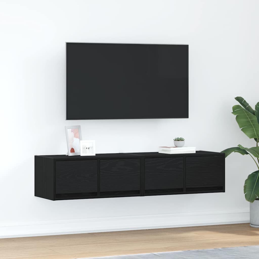 vidaXL TV Cabinets 60x31x25.5 cm Engineered Wood 2 pcs