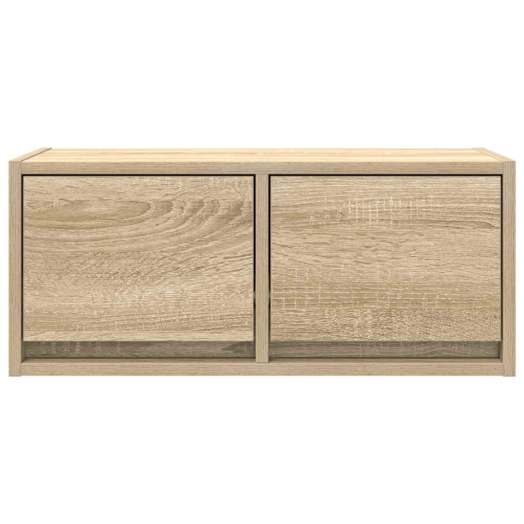 vidaXL TV Cabinets 2 pcs Sonoma Oak 60x31x25,5 cm Engineered Wood 6