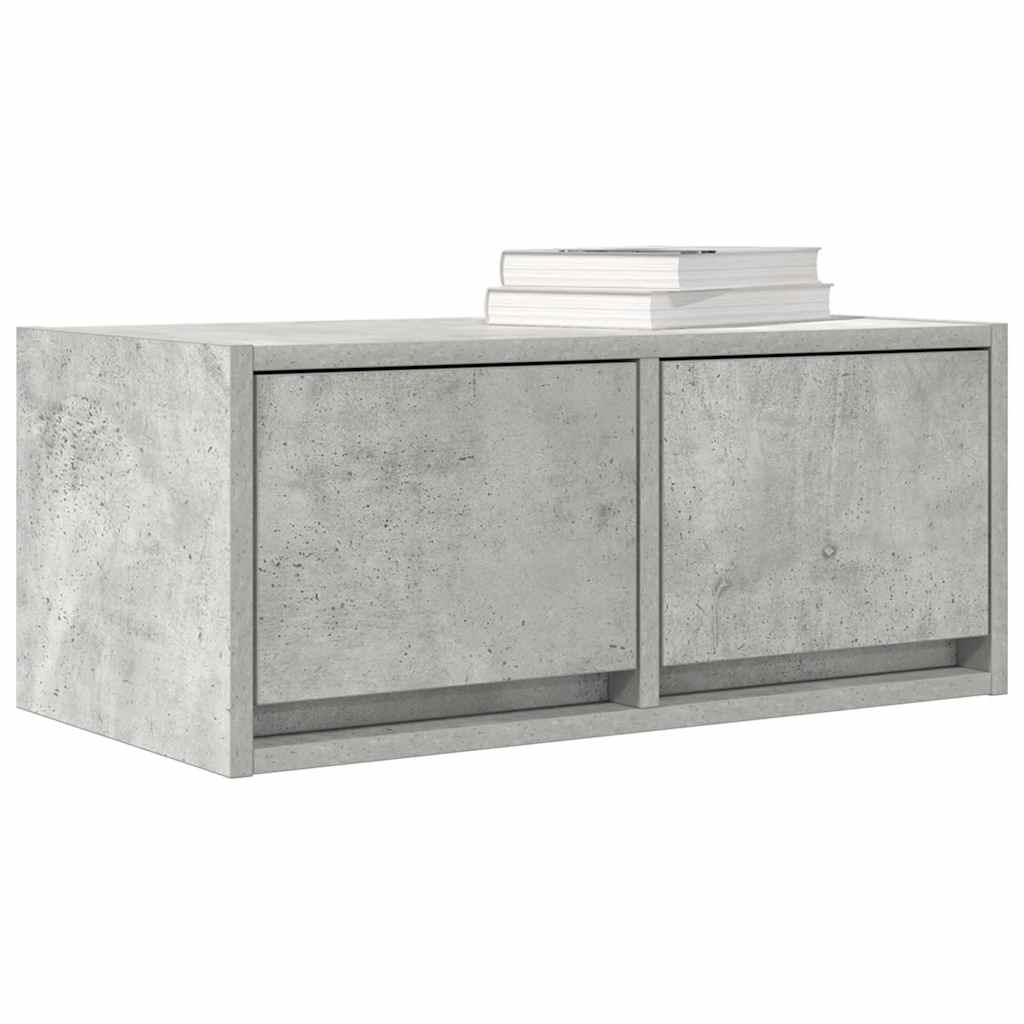 TV Cabinets 60x31x25,5 cm Engineered Wood 2 Concrete grey