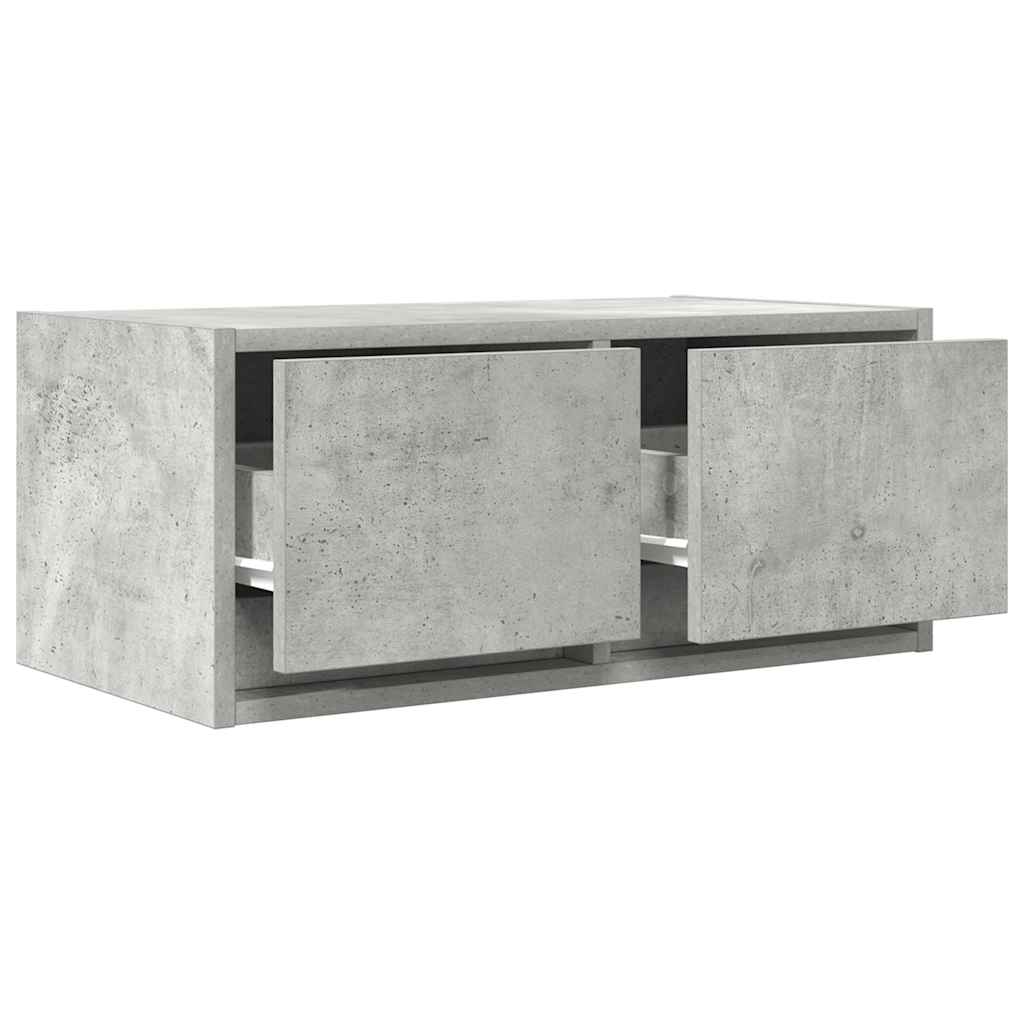 vidaXL TV Cabinets 2 pcs Concrete Grey 60x31x25,5 cm Engineered Wood 4