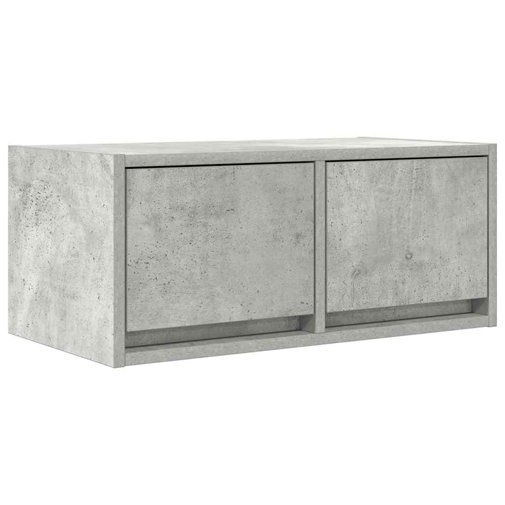vidaXL TV Cabinets 2 pcs Concrete Grey 60x31x25,5 cm Engineered Wood 5