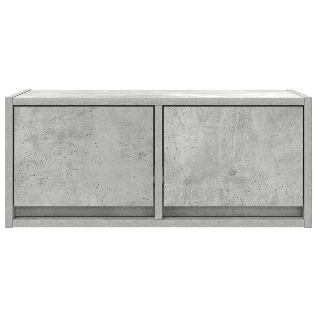 vidaXL TV Cabinets 2 pcs Concrete Grey 60x31x25,5 cm Engineered Wood 6