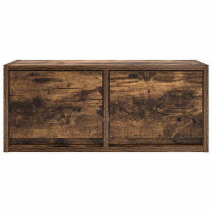 vidaXL TV Cabinets 2 pcs Smoked Oak 60x31x25,5 cm Engineered Wood 6