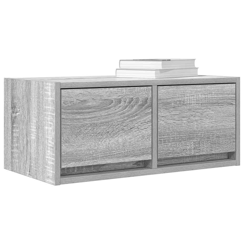 TV Cabinets 60x31x25,5 cm Engineered Wood 2 Grey sonoma