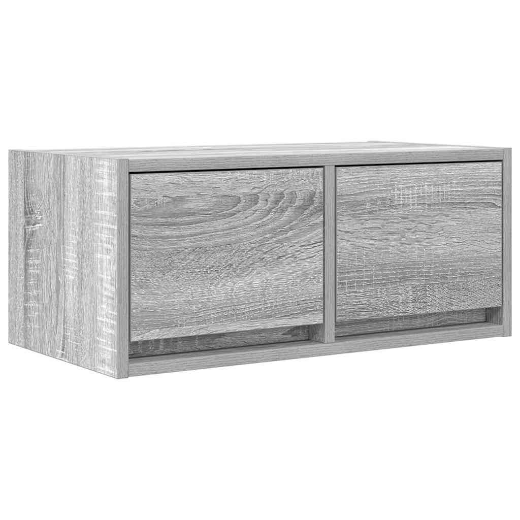 vidaXL TV Cabinets 2 pcs Grey Sonoma 60x31x25,5 cm Engineered Wood 5