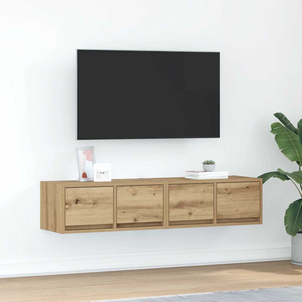 vidaXL TV Cabinets 60x31x25.5 cm Engineered Wood 2 pcs