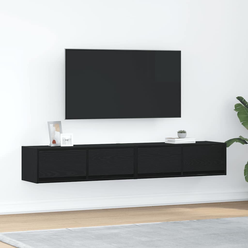 vidaXL TV Cabinets 60x31x25.5 cm Engineered Wood 2 pcs