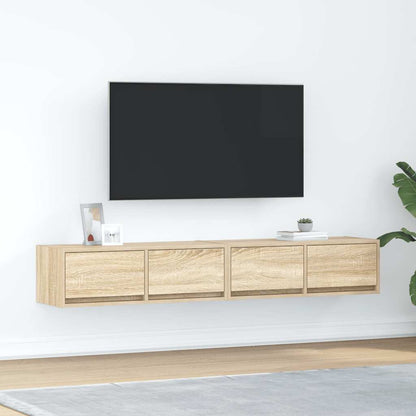 vidaXL TV Cabinets 60x31x25.5 cm Engineered Wood 2 pcs