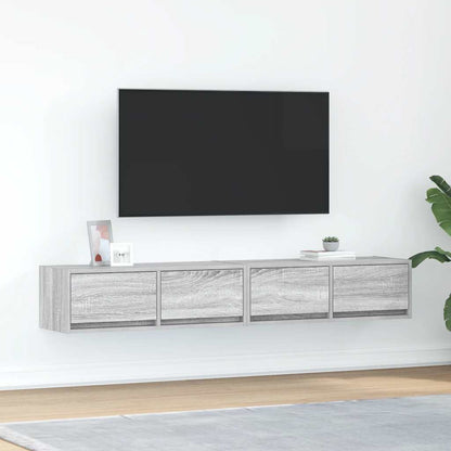 vidaXL TV Cabinets 60x31x25.5 cm Engineered Wood 2 pcs