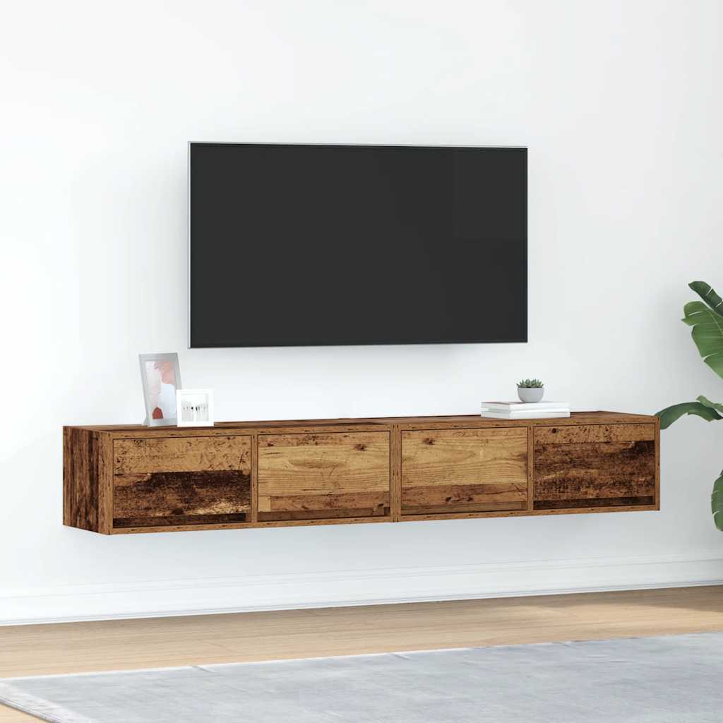 vidaXL TV Cabinets 60x31x25.5 cm Engineered Wood 2 pcs