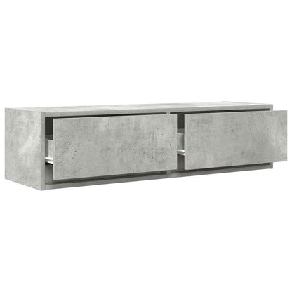 vidaXL TV Cabinet 100 x 31 x 25.5 cm Concrete grey Engineered wood 5