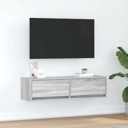 vidaXL TV Cabinet 100 x 31 x 25.5 cm Grey sonoma Engineered wood 1