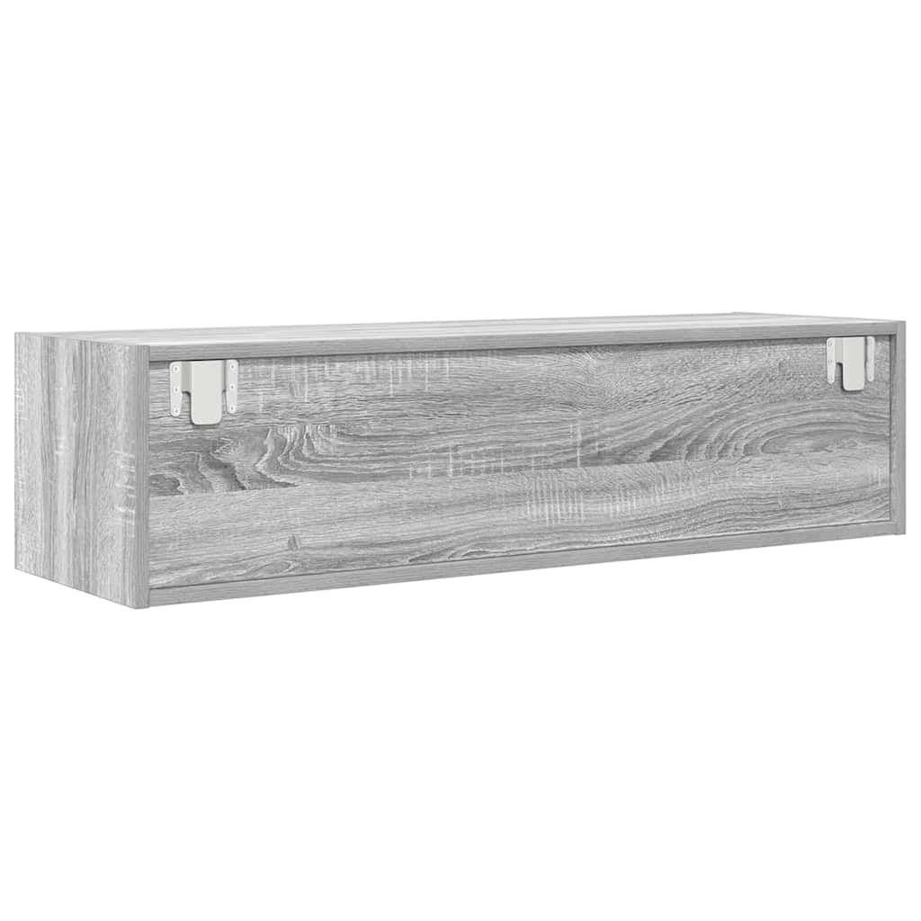 vidaXL TV Cabinet 100 x 31 x 25.5 cm Grey sonoma Engineered wood 6