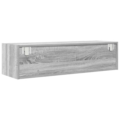 vidaXL TV Cabinet 100 x 31 x 25.5 cm Grey sonoma Engineered wood 6