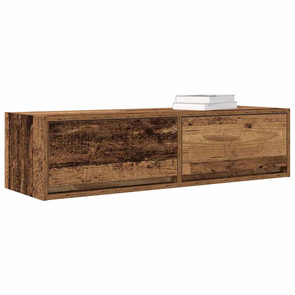 vidaXL TV Cabinet 100 x 31 x 25.5 cm Old wood Engineered wood 3