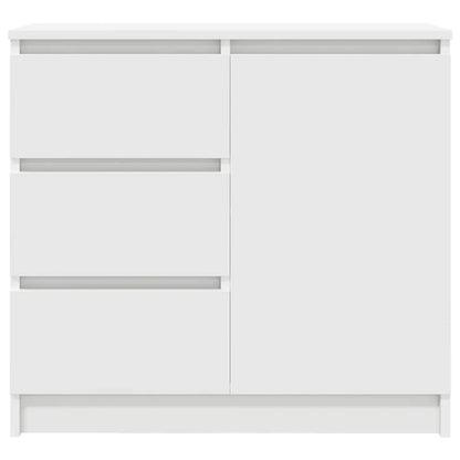 vidaXL Sideboard with Drawer White 71x35x65 cm Engineered Wood 6