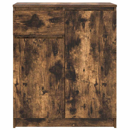 vidaXL Sideboard with Drawer Smoked Oak 71x35x84 cm Engineered Wood 6