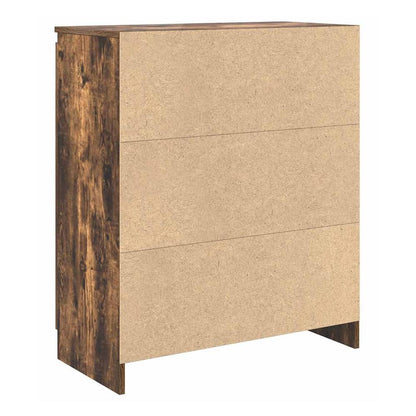 Sideboard with Drawer 71x35x84 cm Engineered Wood Smoked oak