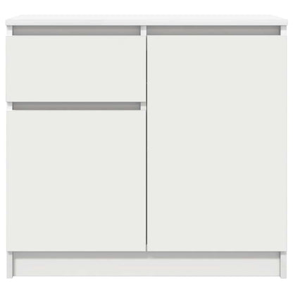 vidaXL Sideboard with Drawer White 71x35x65 cm Engineered Wood 5