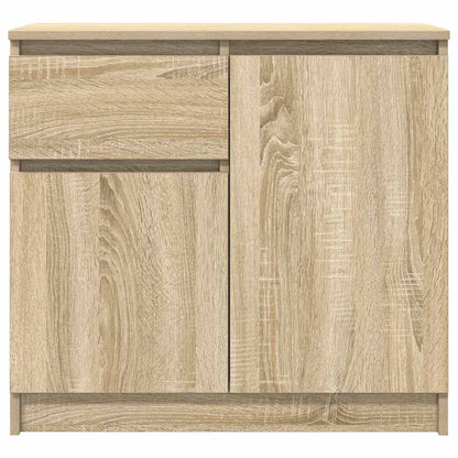 vidaXL Sideboard with Drawer Sonoma Oak 71x35x65 cm Engineered Wood 6