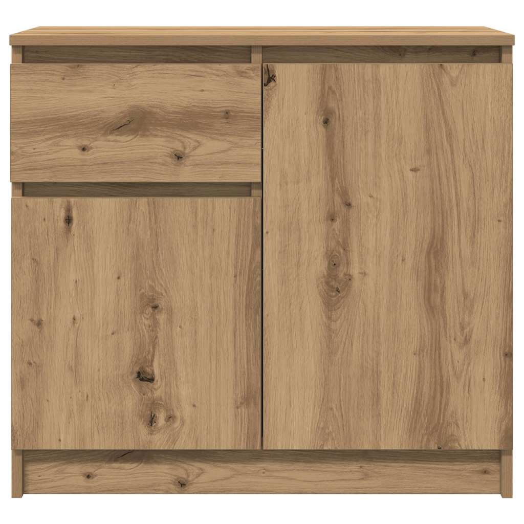 vidaXL Sideboard with Drawer Artisan Oak 71x35x65 cm Engineered Wood 5