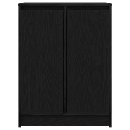 vidaXL Sideboard Black Oak 57x34x76 cm Engineered Wood 6