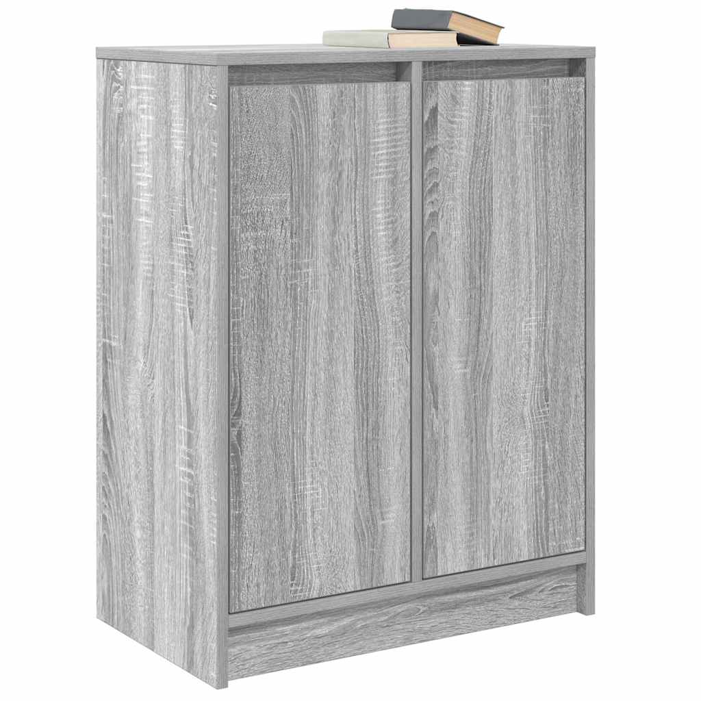 vidaXL Sideboard Grey Sonoma 57x34x76 cm Engineered Wood 4