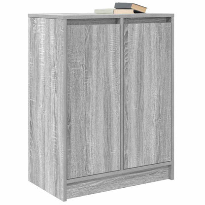 vidaXL Sideboard Grey Sonoma 57x34x76 cm Engineered Wood 4