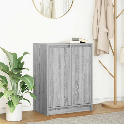vidaXL Sideboard Grey Sonoma 57x34x76 cm Engineered Wood 1