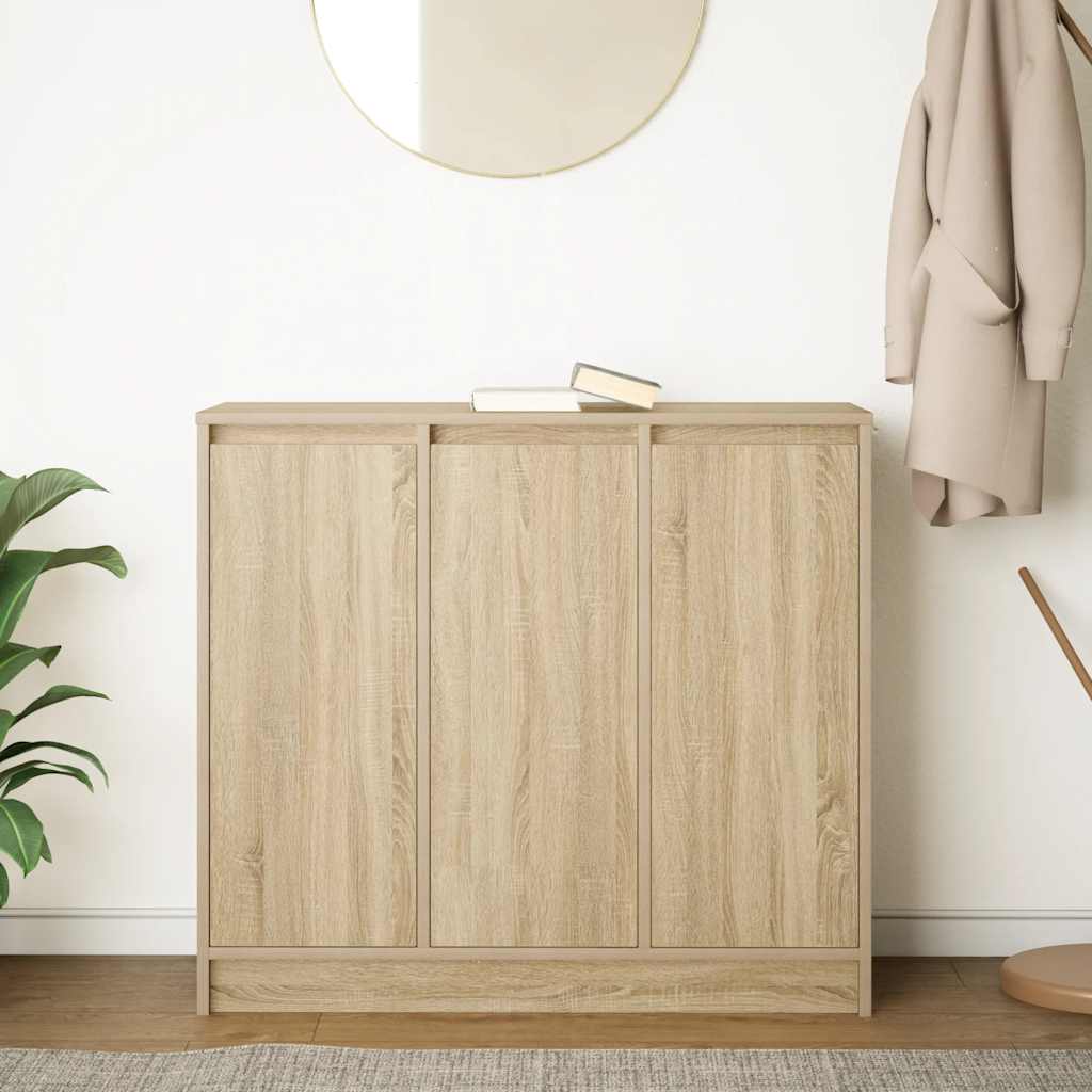 Sideboard 85x34x76 cm Engineered Wood Sonoma oak