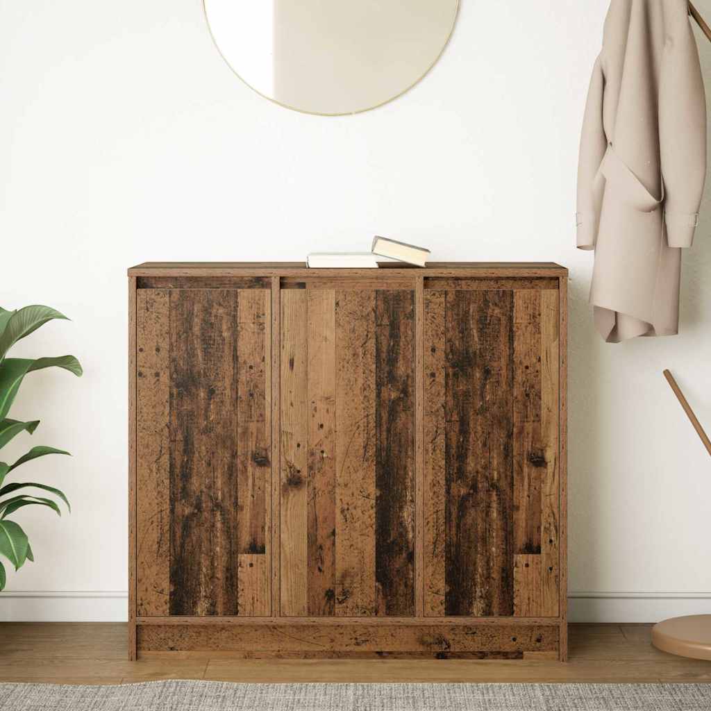 Sideboard 85x34x76 cm Engineered Wood Old wood