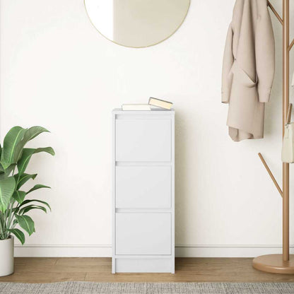 vidaXL Sideboard White 29.5x34x76 cm Engineered Wood 3
