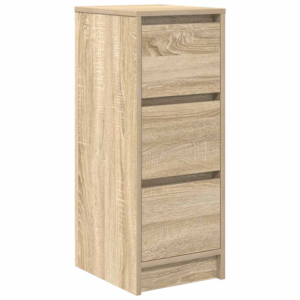 vidaXL Sideboard Sonoma Oak 29.5x34x76 cm Engineered Wood 2