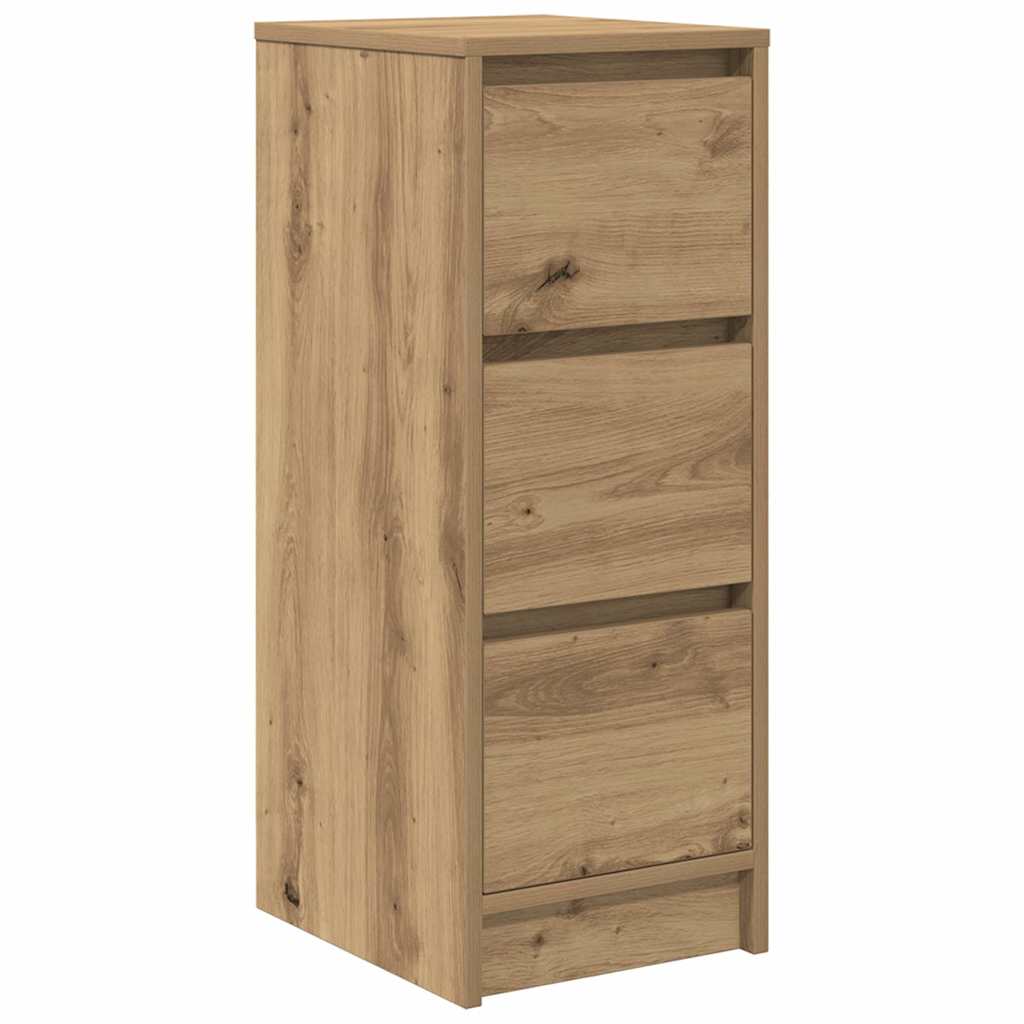 vidaXL Sideboard Artisan Oak 29.5x34x76 cm Engineered Wood 2