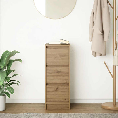 vidaXL Sideboard Artisan Oak 29.5x34x76 cm Engineered Wood 3