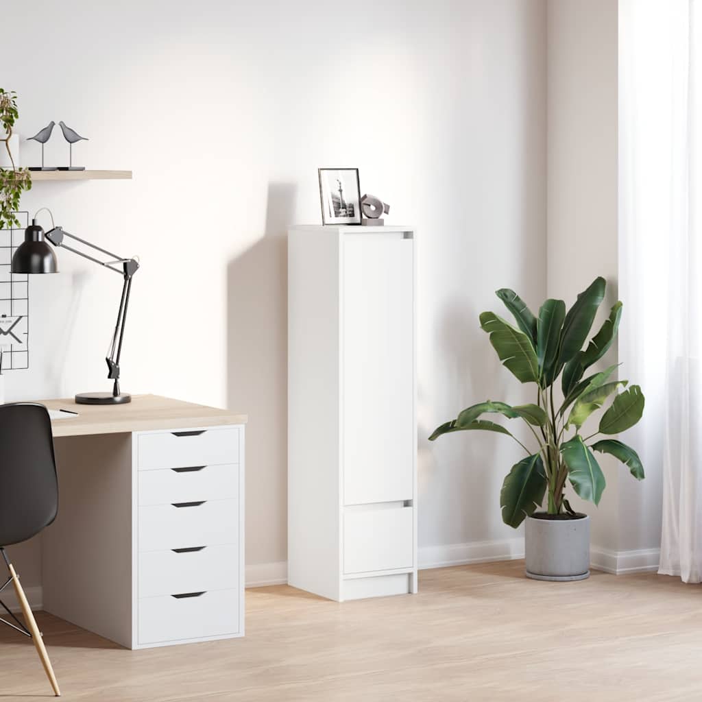 vidaXL Highboard White 29.5x34x119.5 cm Engineered Wood 1